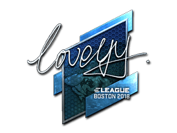 Naklejka | LoveYY (foliowana) | Boston 2018