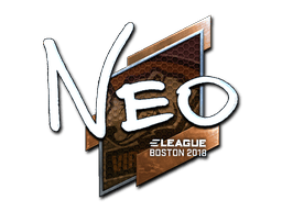 Naklejka | NEO (foliowana) | Boston 2018