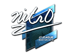 Naklejka | nitr0 (foliowana) | Boston 2018