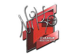 Naklejka | NiKo | Boston 2018