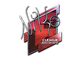 Naklejka | NiKo (foliowana) | Boston 2018