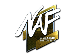 Naklejka | NAF (foliowana) | Boston 2018