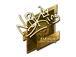 Naklejka | NBK- (złota) | Boston 2018