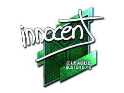 Naklejka | innocent (foliowana) | Boston 2018