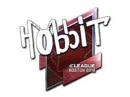 Naklejka | Hobbit (foliowana) | Boston 2018