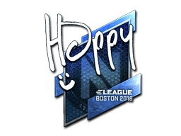 Naklejka | Happy (foliowana) | Boston 2018