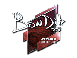 Naklejka | bondik (foliowana) | Boston 2018