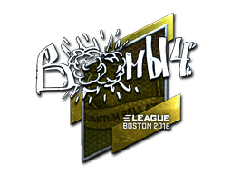 Naklejka | Boombl4 (foliowana) | Boston 2018