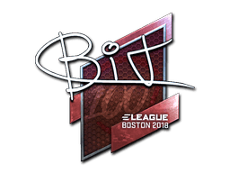 Naklejka | BIT (foliowana) | Boston 2018