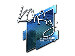 Naklejka | k0nfig (foliowana) | Boston 2018