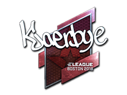 Naklejka | Kjaerbye (foliowana) | Boston 2018