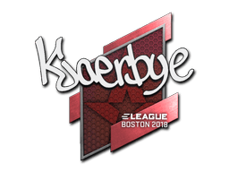 Naklejka | Kjaerbye | Boston 2018