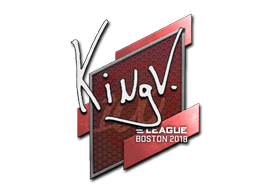Naklejka | kNgV- | Boston 2018