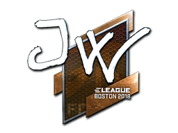 Naklejka | JW (foliowana) | Boston 2018