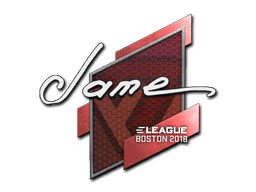 Naklejka | Jame | Boston 2018