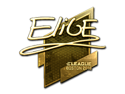 Naklejka | EliGE (złota) | Boston 2018