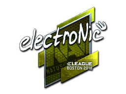 Naklejka | electronic (foliowana) | Boston 2018