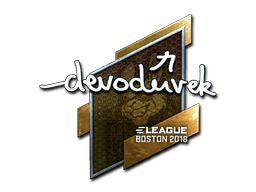 Naklejka | devoduvek (foliowana) | Boston 2018