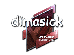 Naklejka | dimasick (foliowana) | Boston 2018