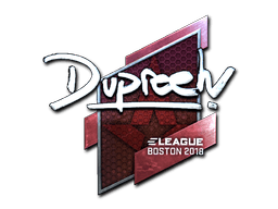 Naklejka | dupreeh (foliowana) | Boston 2018