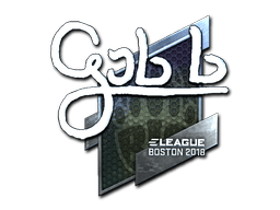 Naklejka | gob b (foliowana) | Boston 2018