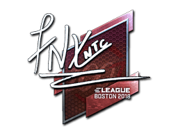 Naklejka | fnx (foliowana) | Boston 2018