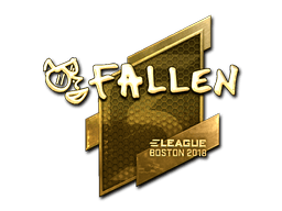 Naklejka | FalleN (złota) | Boston 2018