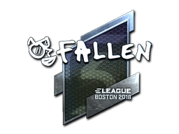 Naklejka | FalleN (foliowana) | Boston 2018