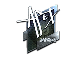 Naklejka | apEX (foliowana) | Boston 2018