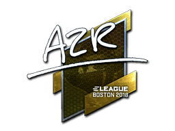 Naklejka | AZR (foliowana) | Boston 2018