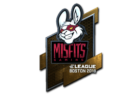Naklejka | Misfits Gaming (foliowana) | Boston 2018