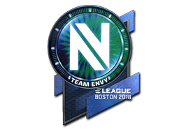 Naklejka | Team EnVyUs (holograficzna) | Boston 2018