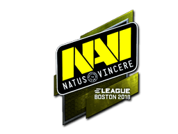 Naklejka | Natus Vincere (foliowana) | Boston 2018