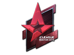 Naklejka | Astralis (foliowana) | Boston 2018