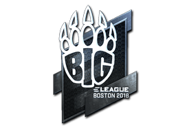 Naklejka | BIG (foliowana) | Boston 2018