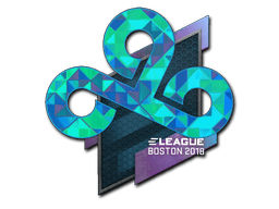 Naklejka | Cloud9 (holograficzna) | Boston 2018