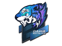Naklejka | Flash Gaming (holograficzna) | Boston 2018
