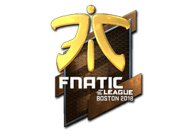 Naklejka | Fnatic (foliowana) | Boston 2018