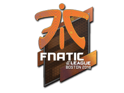 Naklejka | Fnatic (holograficzna) | Boston 2018