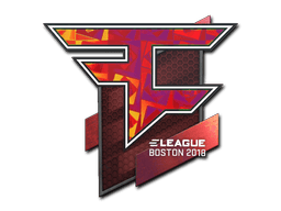 Naklejka | FaZe Clan (holograficzna) | Boston 2018