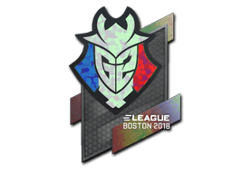 Naklejka | G2 Esports (holograficzna) | Boston 2018
