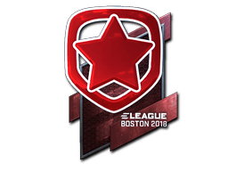 Naklejka | Gambit Esports (foliowana) | Boston 2018