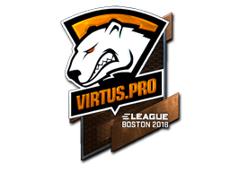 Naklejka | Virtus.Pro (foliowana) | Boston 2018
