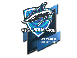 Naklejka | Vega Squadron (holograficzna) | Boston 2018