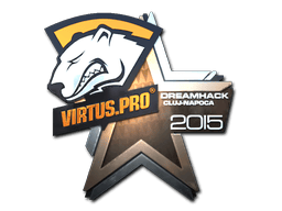 Naklejka | Virtus.Pro (foliowana) | Kluż-Napoka 2015