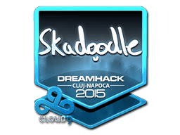 Naklejka | Skadoodle (foliowana) | Kluż-Napoka 2015