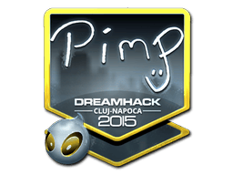 Naklejka | Pimp (foliowana) | Kluż-Napoka 2015