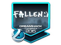 Naklejka | FalleN (foliowana) | Kluż-Napoka 2015