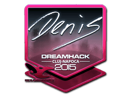 Naklejka | denis (foliowana) | Kluż-Napoka 2015
