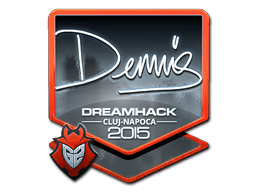 Naklejka | dennis (foliowana) | Kluż-Napoka 2015